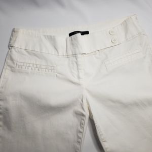 Zara white capri
